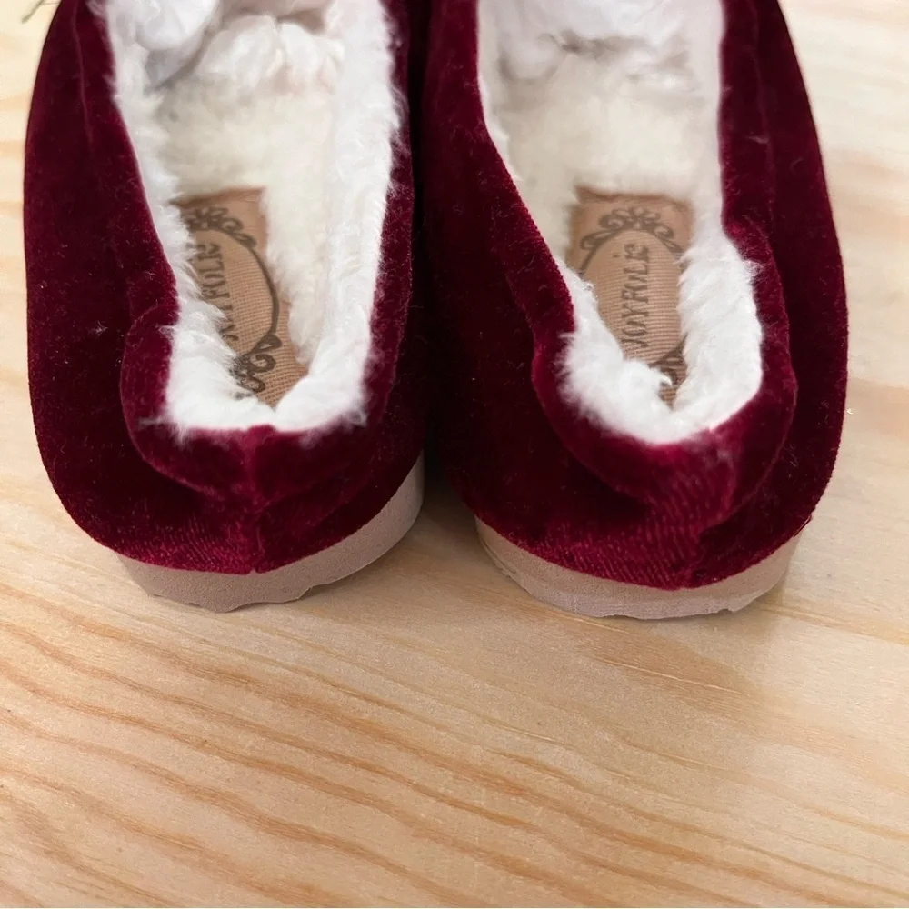NWT  Joyfolie Mia joy Ameline slipper in berry Sz 9 toddler little girl